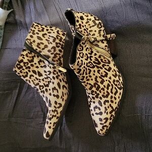 Sam Edelman Ankle Boots Orange Black Stiletto